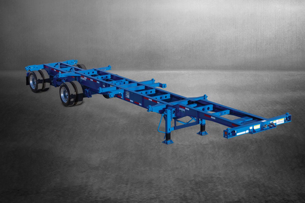 Hyundai Translead's 20'/40' Tandem Spread Axle front view silhouette.