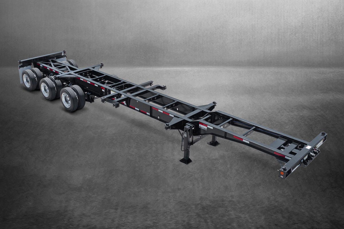 The 20'/40' Tri-Axle Combo Slider on a gray background.