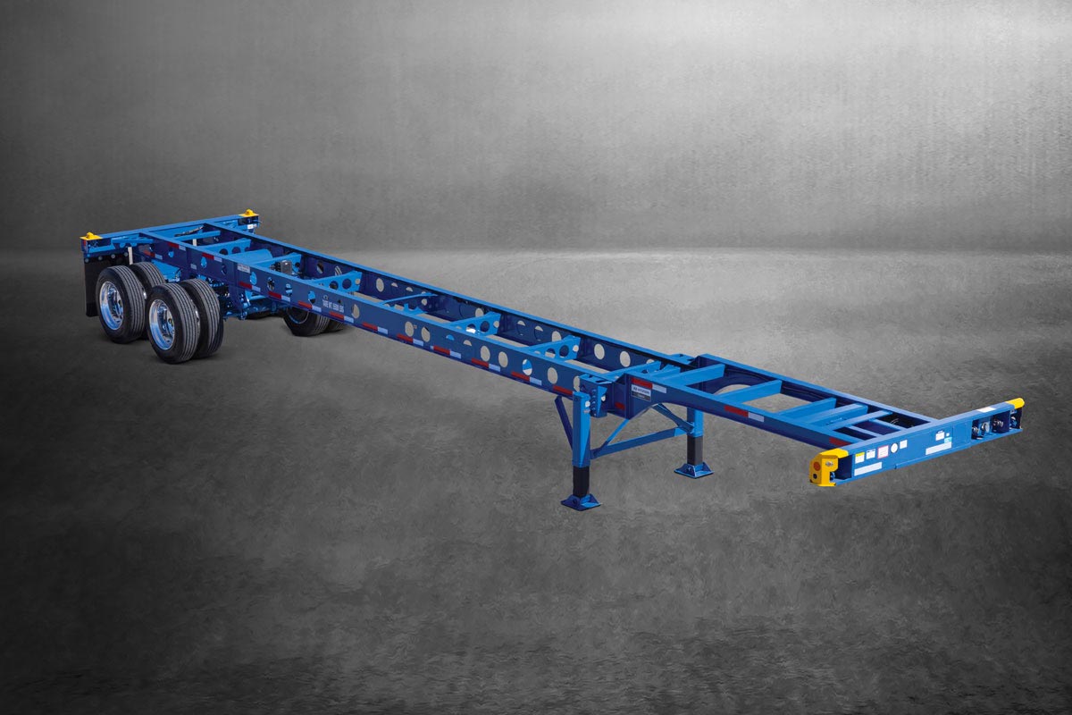 Hyundai Translead 40' Lightweight Gooseneck chassis is lightweight and durable.